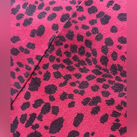 Y2K Vintage Victoria’s Secret Animal Print Cami Tank Top in Red & Black sz Small - Picture 8 of 9